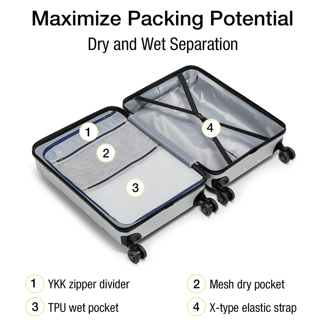 KYME 2-Piece Luggage Set