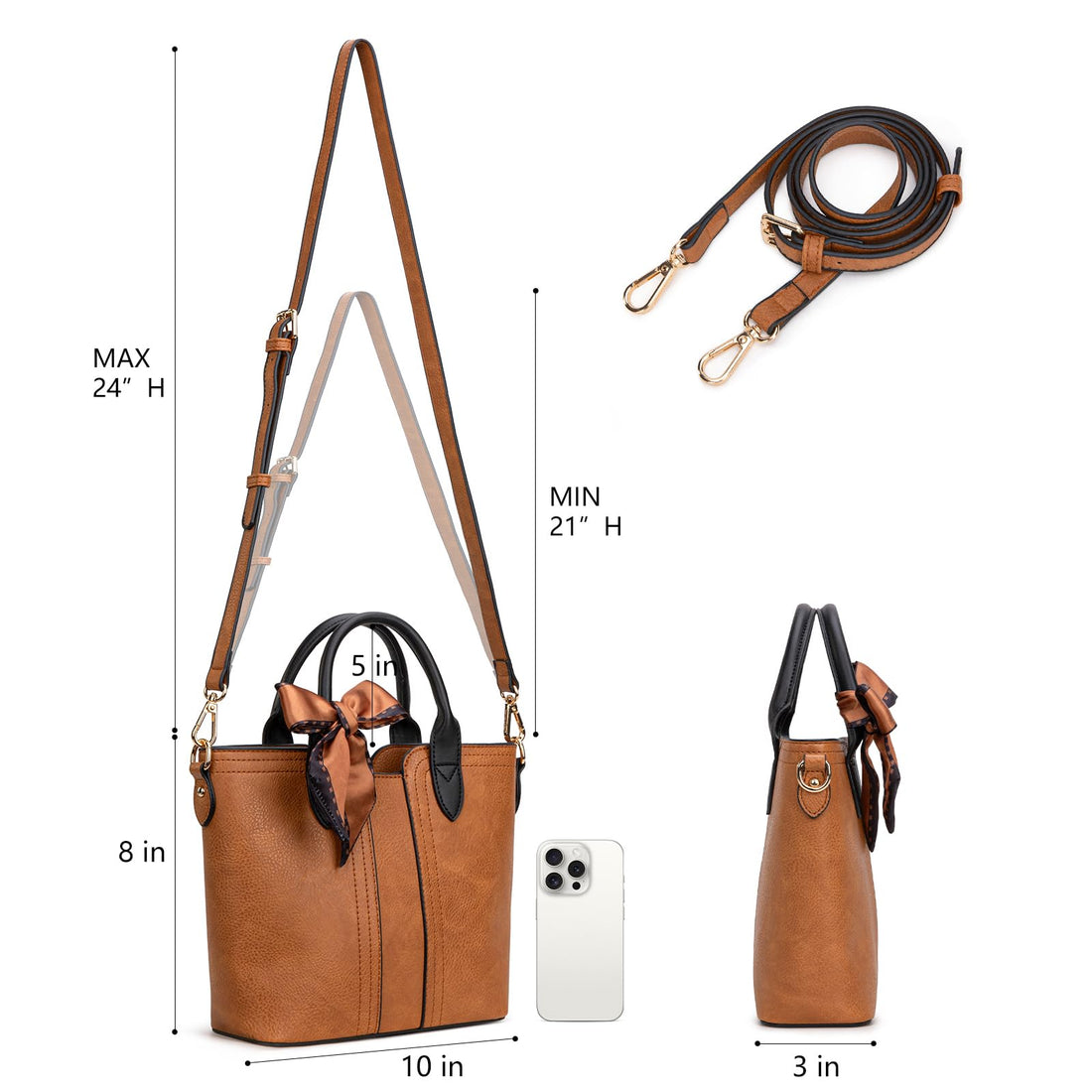 Montana West Small Tote Bag