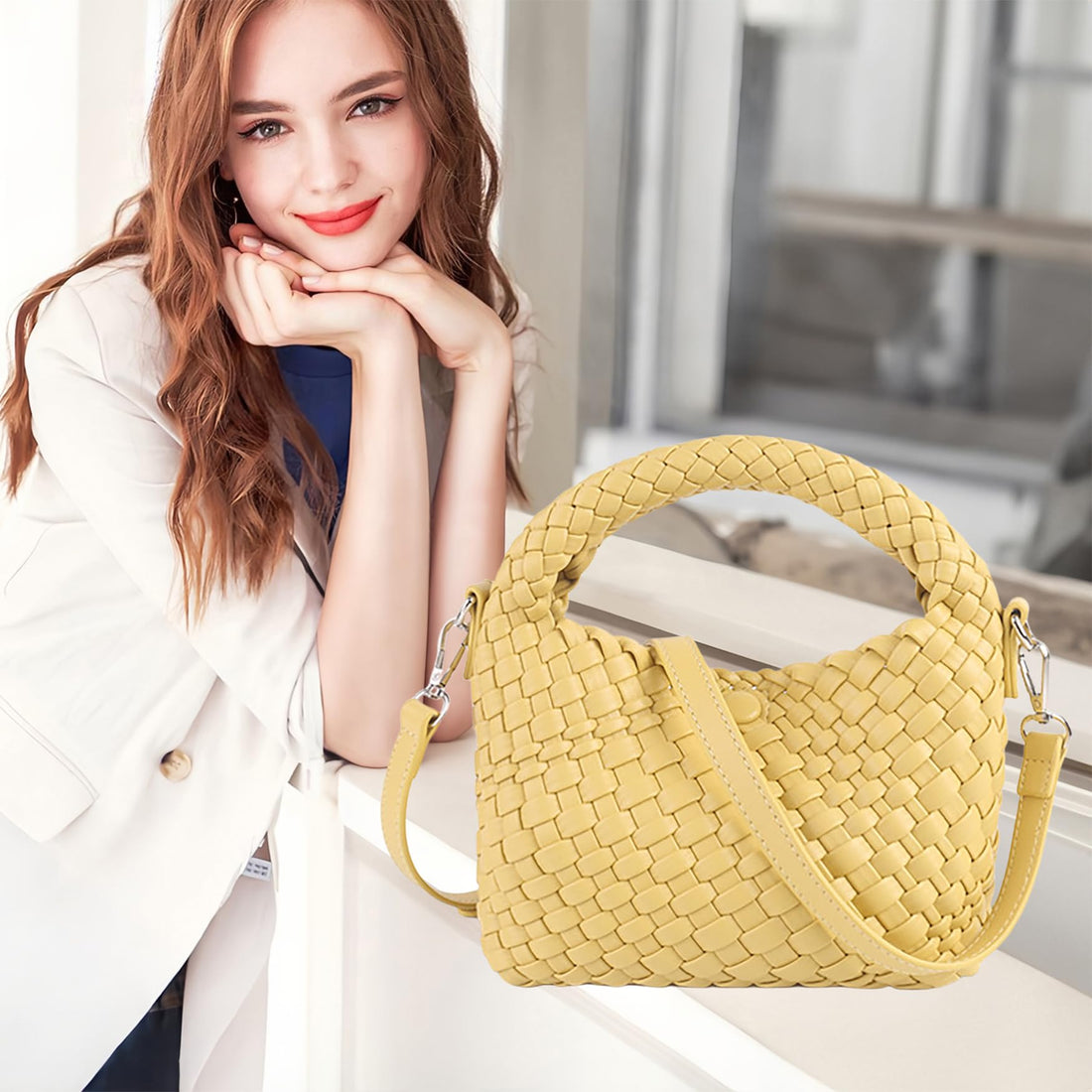 Woven Small Women's Tote Bag