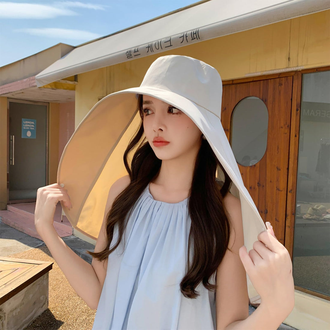 Wide Brim Sun Hat for Women