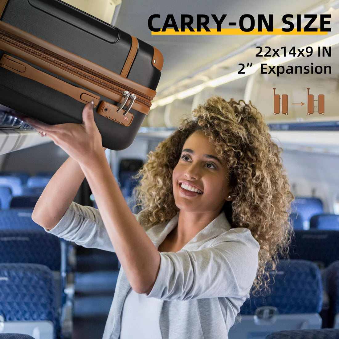 6-Piece Luggage Set – Sky Blue