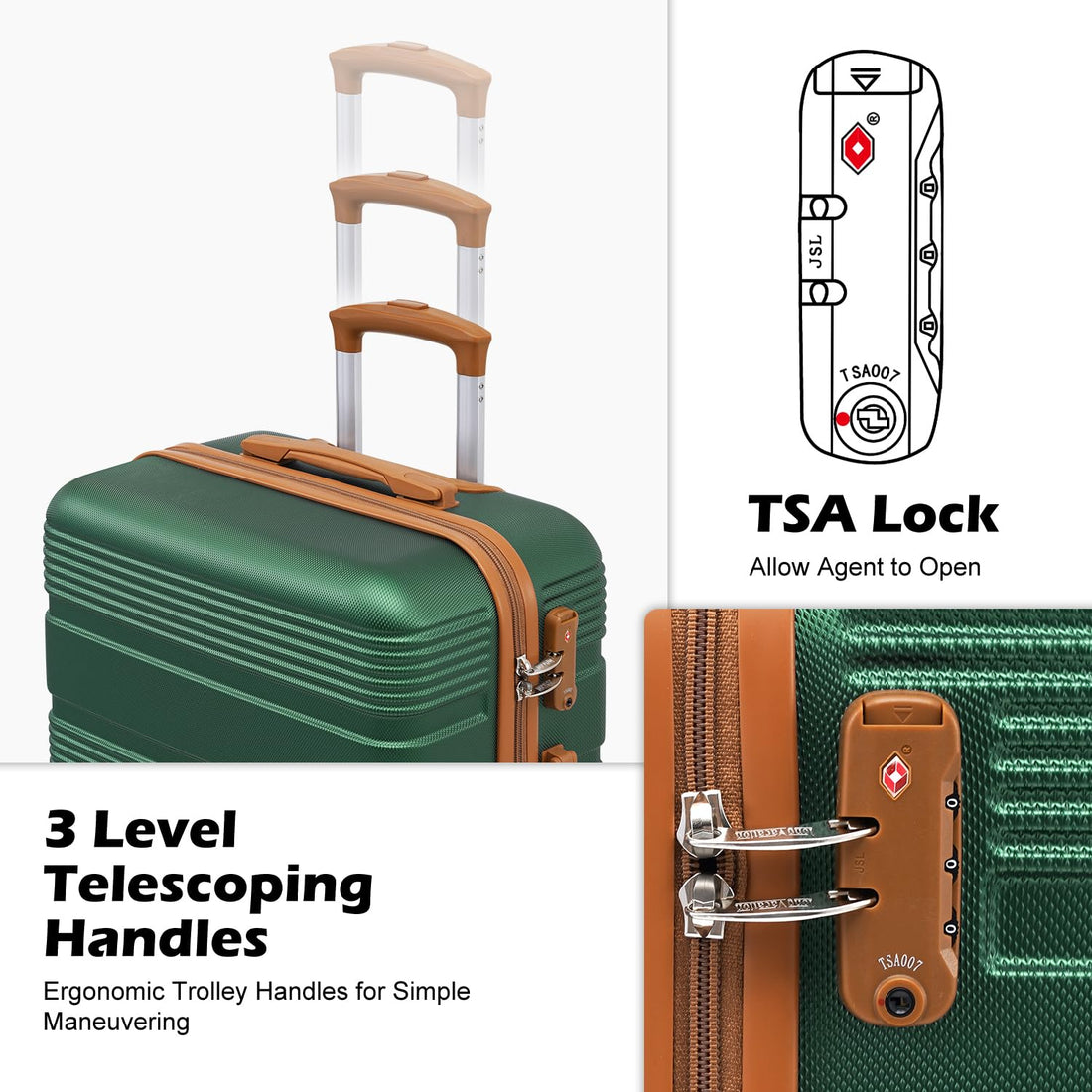 LONG VACATION 3-Piece Carry-On Set