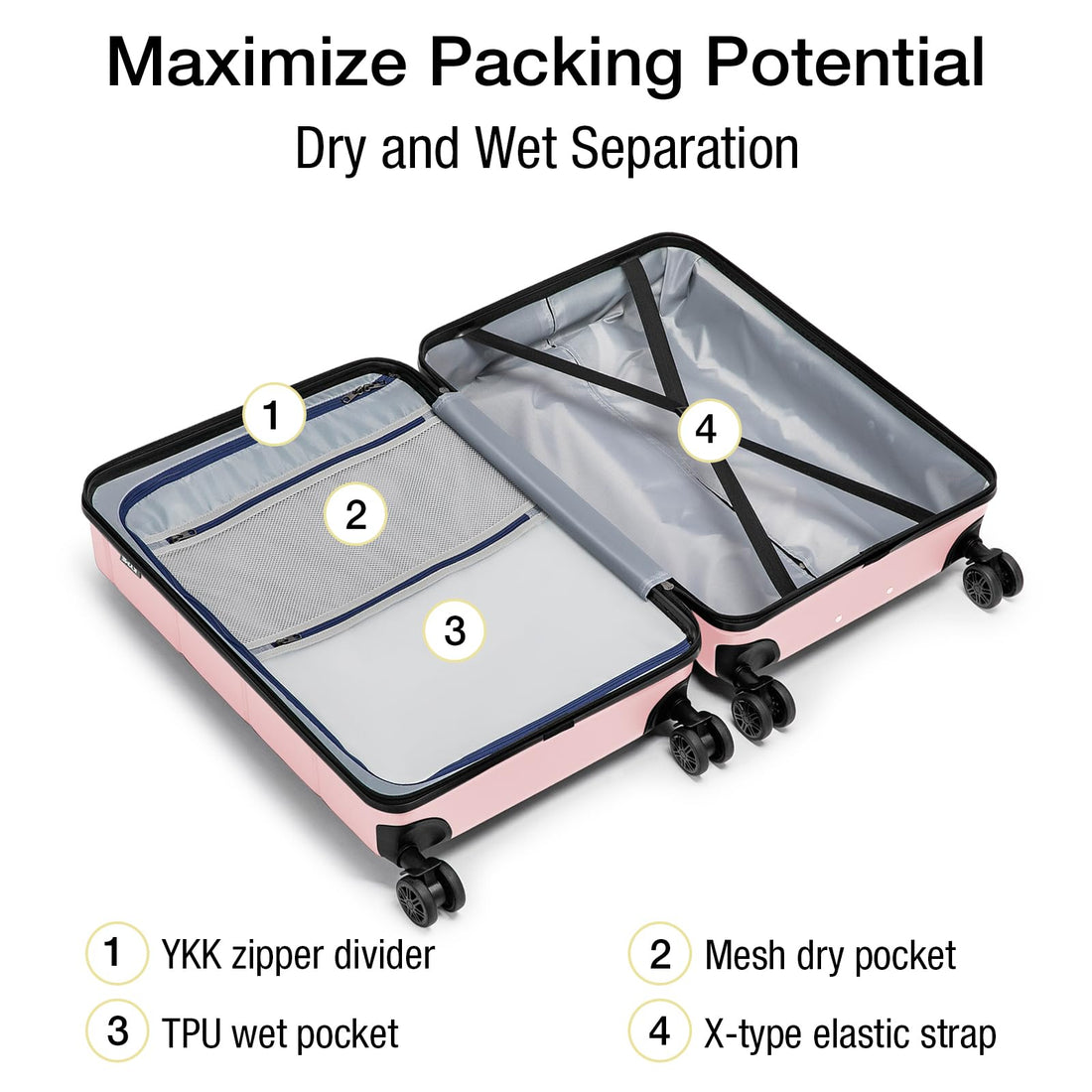 KYME 2-Piece Luggage Set