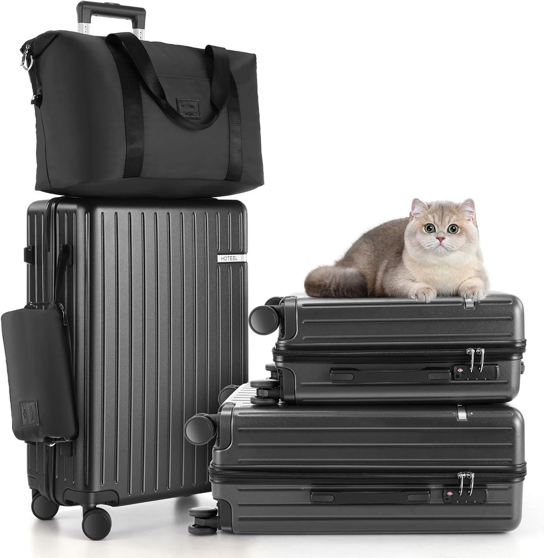 Hoteel 3-Piece Carry-On Luggage Set