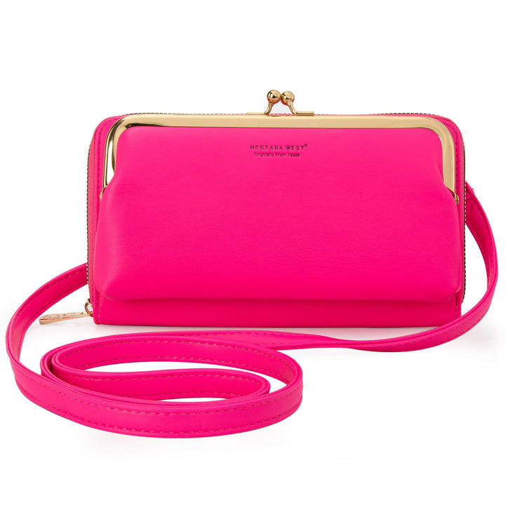Montana West Small Crossbody Cell Phone Purse for Women RFID Blocking Cellphone Wallet