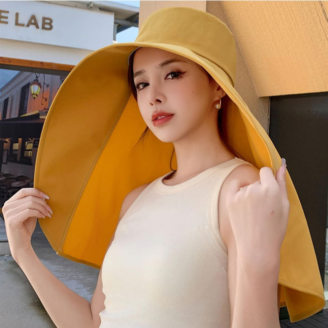 Wide Brim Sun Hat for Women