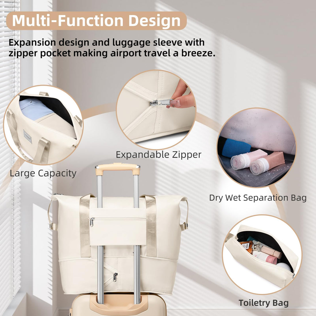 6-Piece Luggage Set – Sky Blue