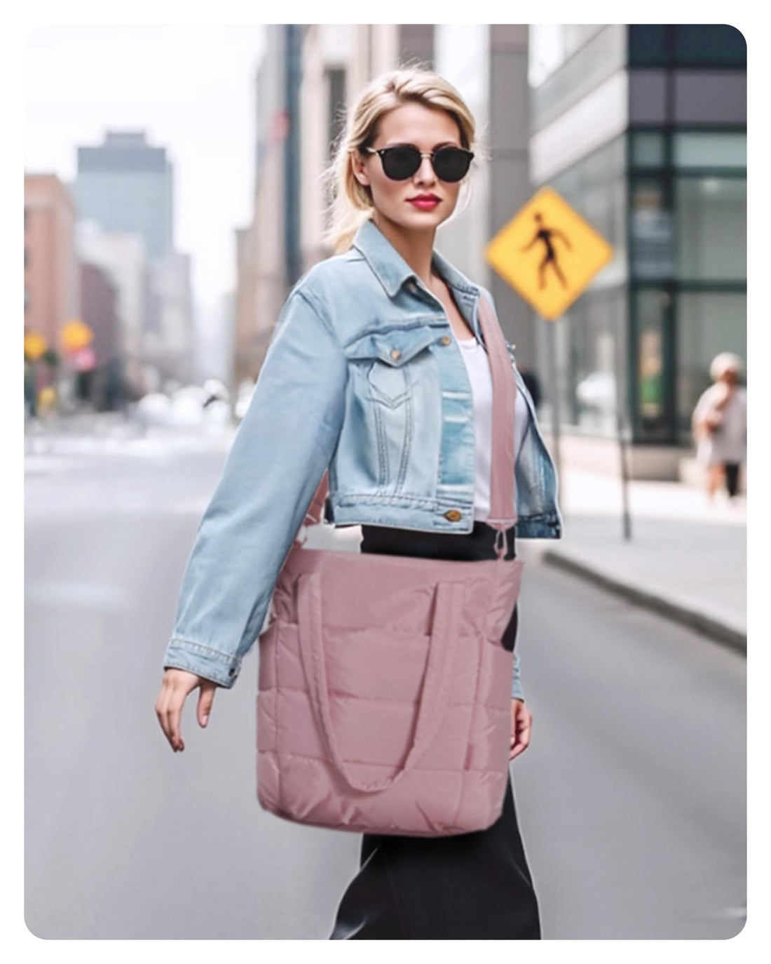 BAGSMART Women’s Puffy Tote
