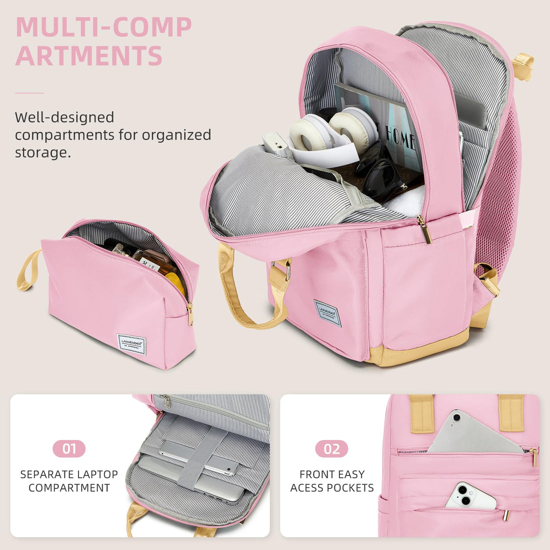 6-Piece Luggage Set – Sky Blue