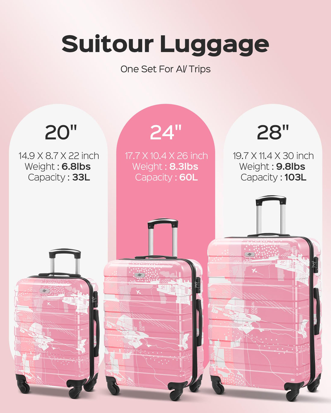 Suitour 2-Piece Luggage Set