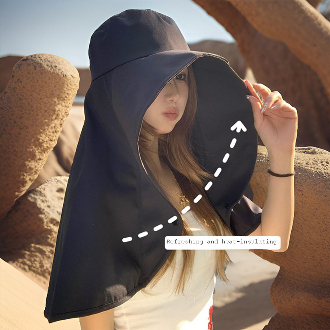 Wide Brim Sun Hat for Women
