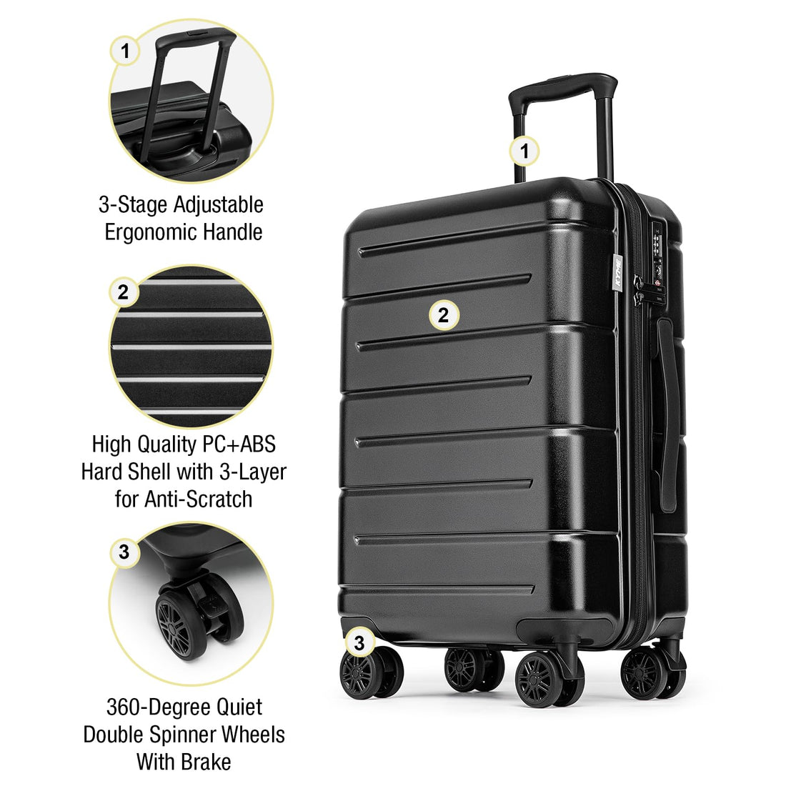 KYME 2-Piece Luggage Set