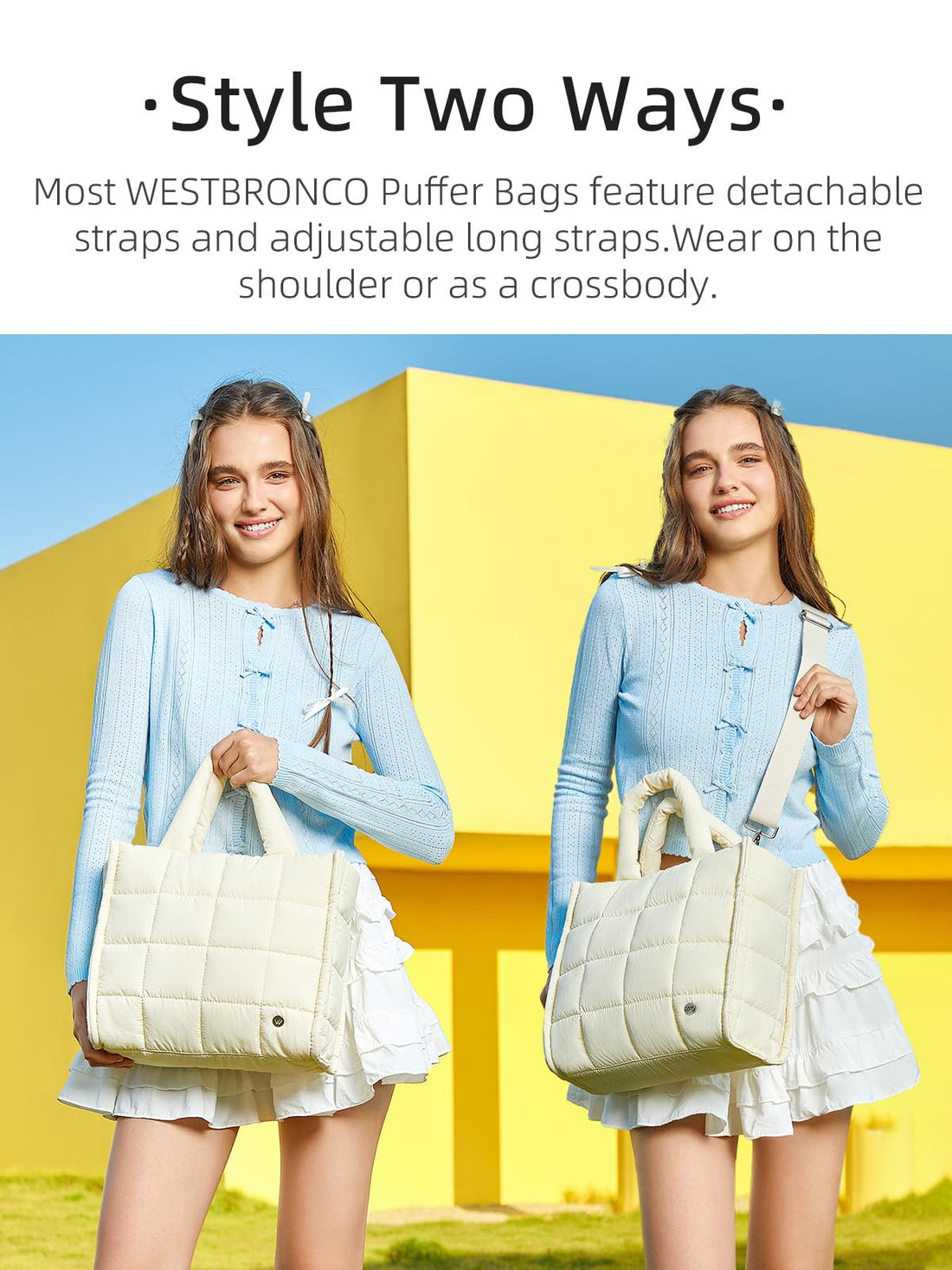 WESTBRONCO Women's Quilted Bag