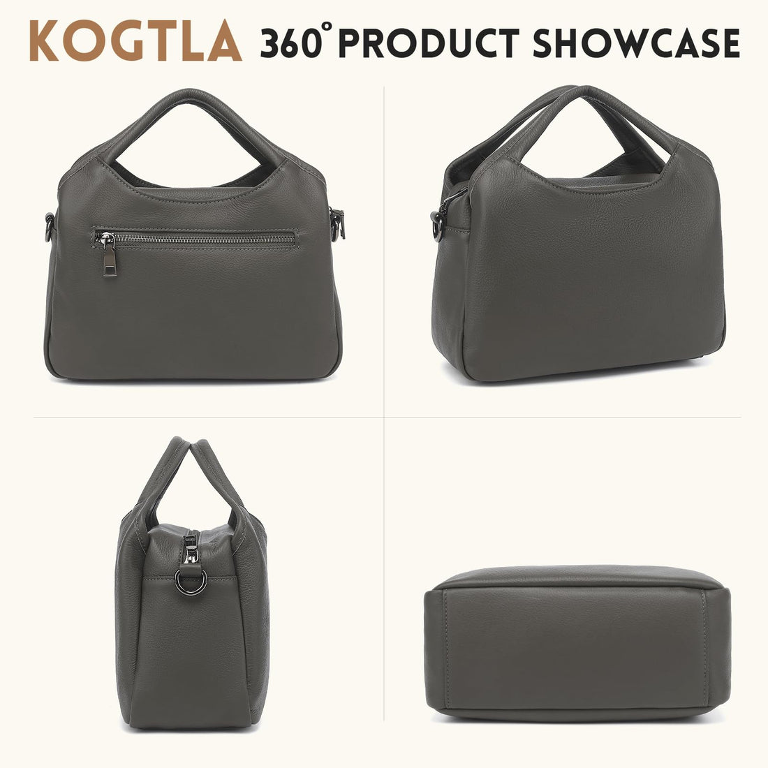 KOGTLA Women's Leather Handbag