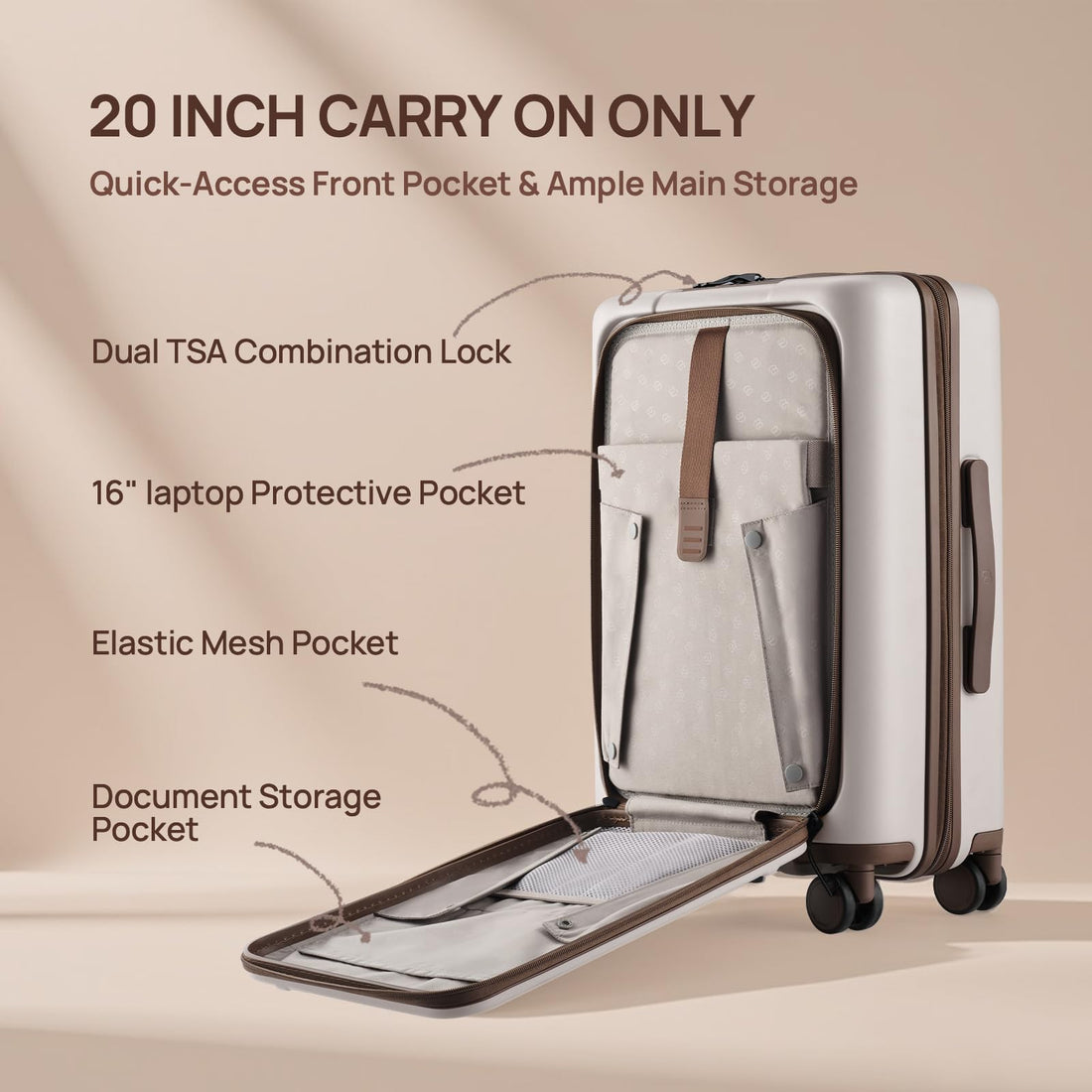 25" Hardshell Luggage – NINETYGO