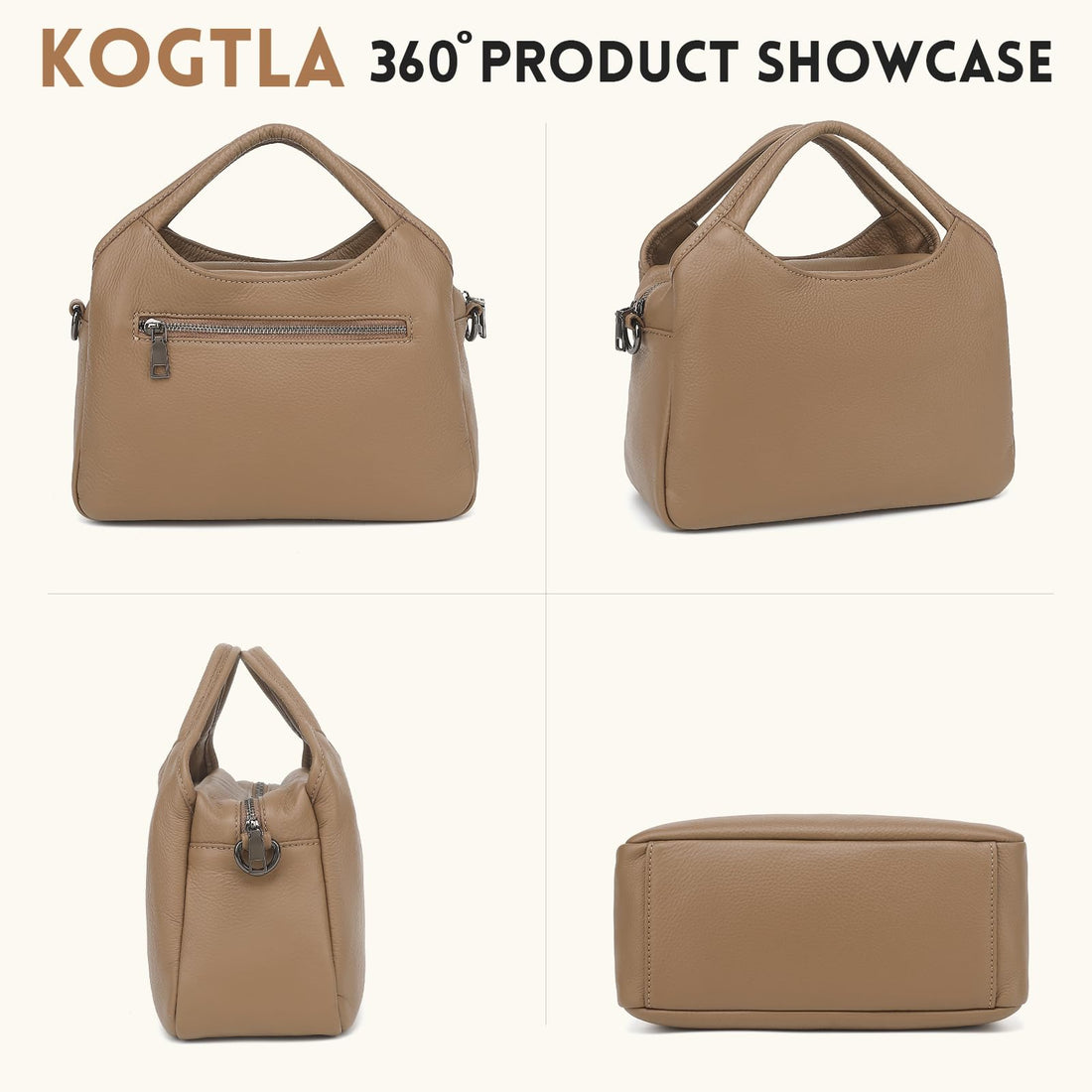 KOGTLA Women's Leather Handbag
