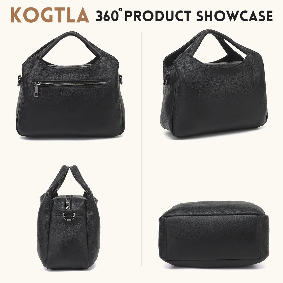KOGTLA Women's Leather Handbag