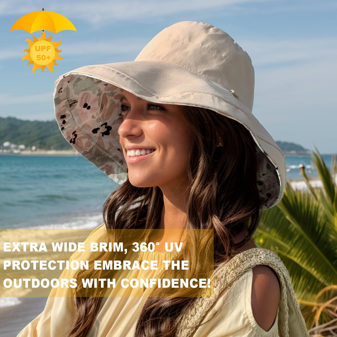 Women’s Wide Brim Sun Hat