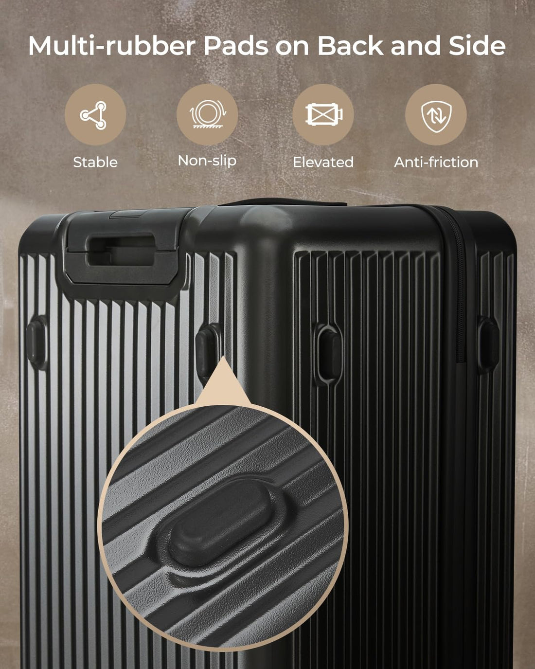 28" Black Trunk Luggage