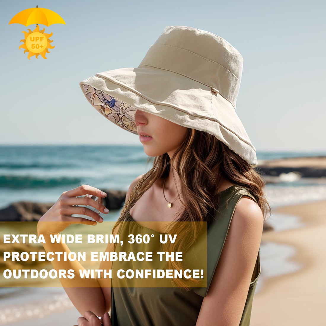 Women’s Wide Brim Sun Hat