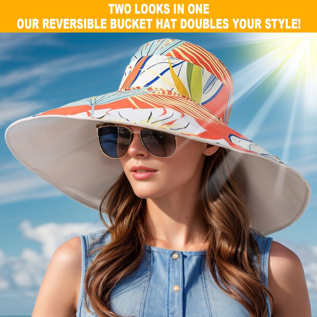 Women’s Wide Brim Sun Hat