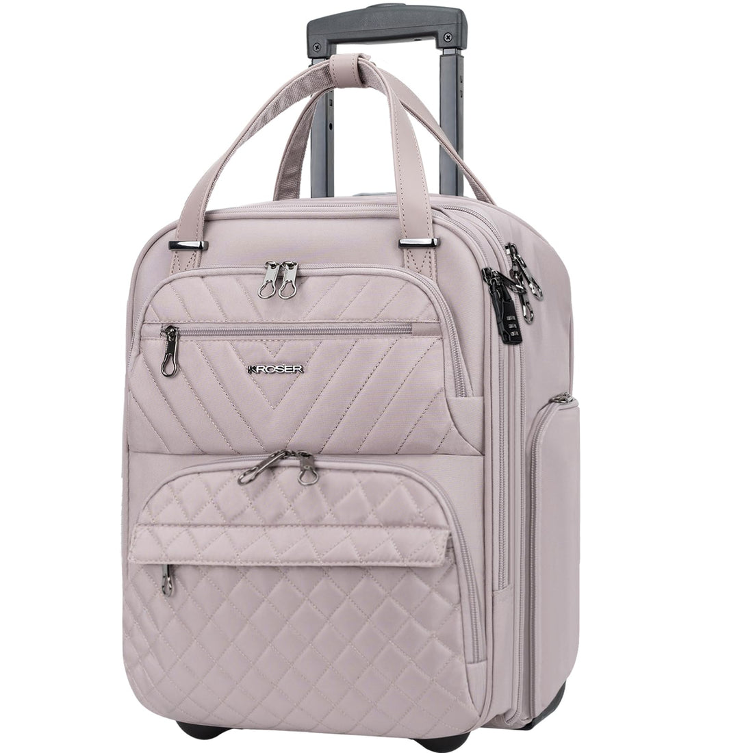 KROSER 16" Underseat Luggage Grey