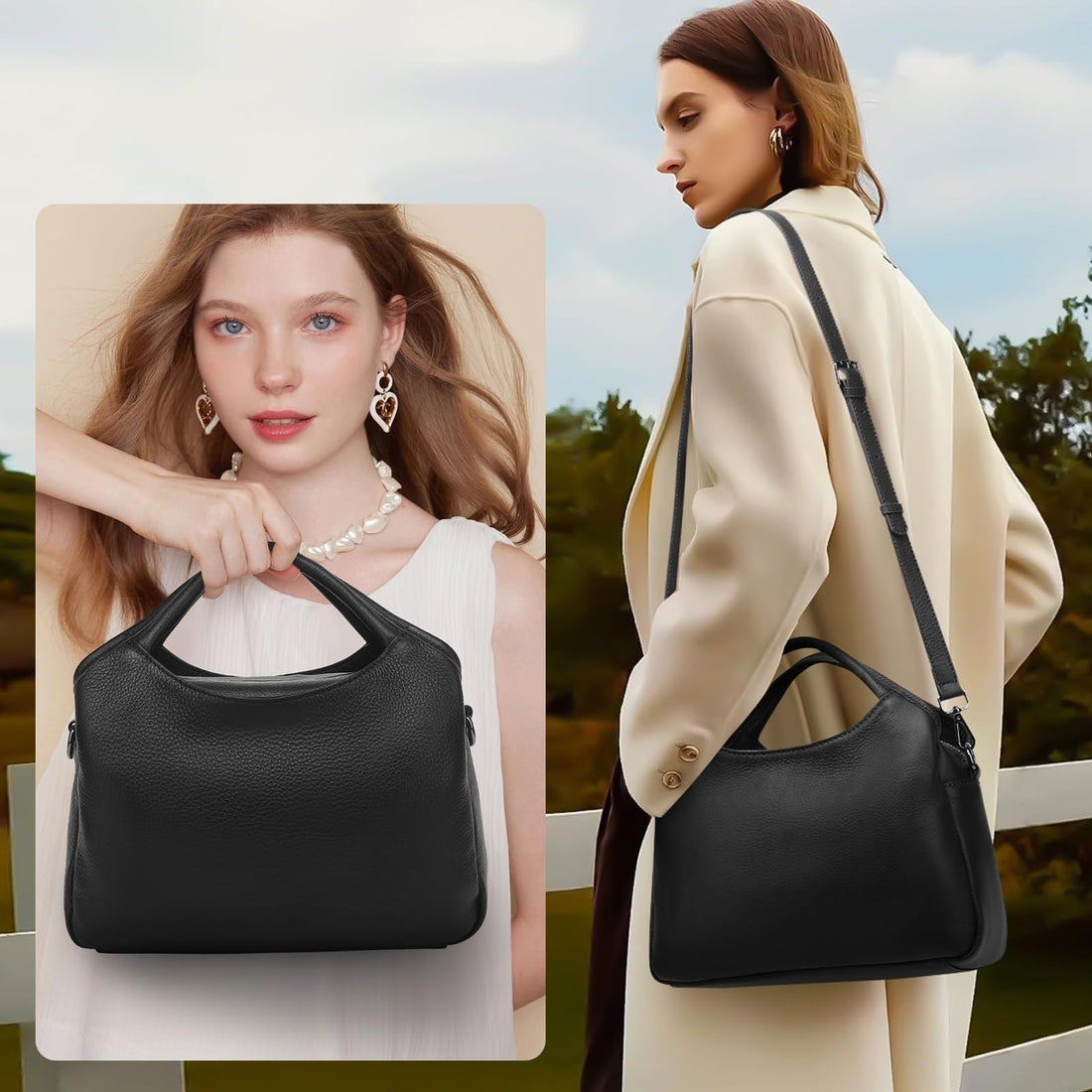 KOGTLA Women's Leather Handbag