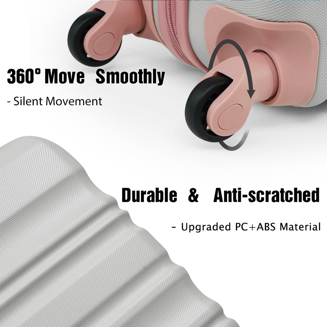 3-Piece Carry-On Luggage Set