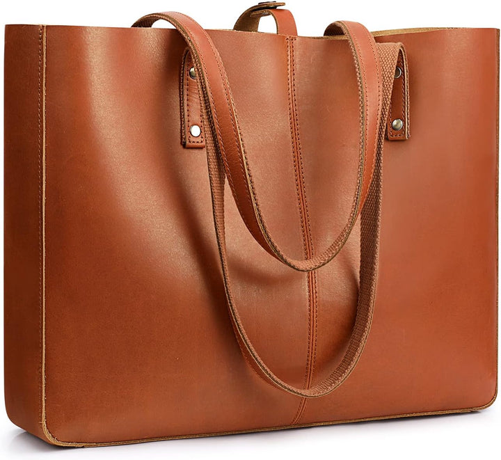 S-ZONE Leather Tote – Women’s Handbag