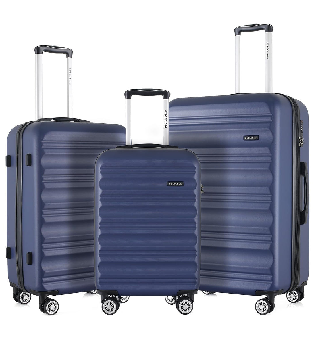 3-Piece Hardshell Luggage Set – Navy