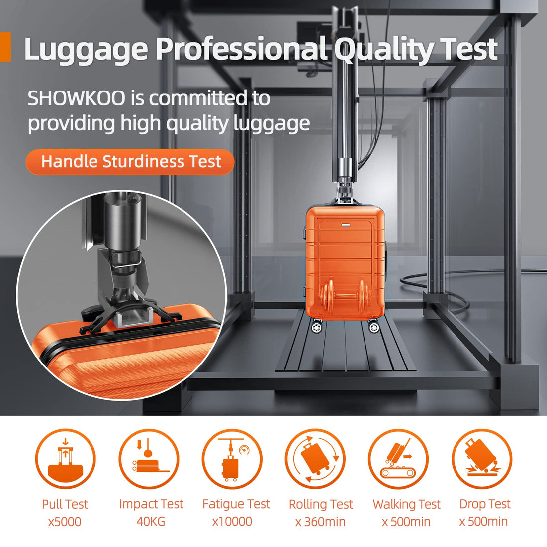 SHOWKOO 3-Piece Luggage Set