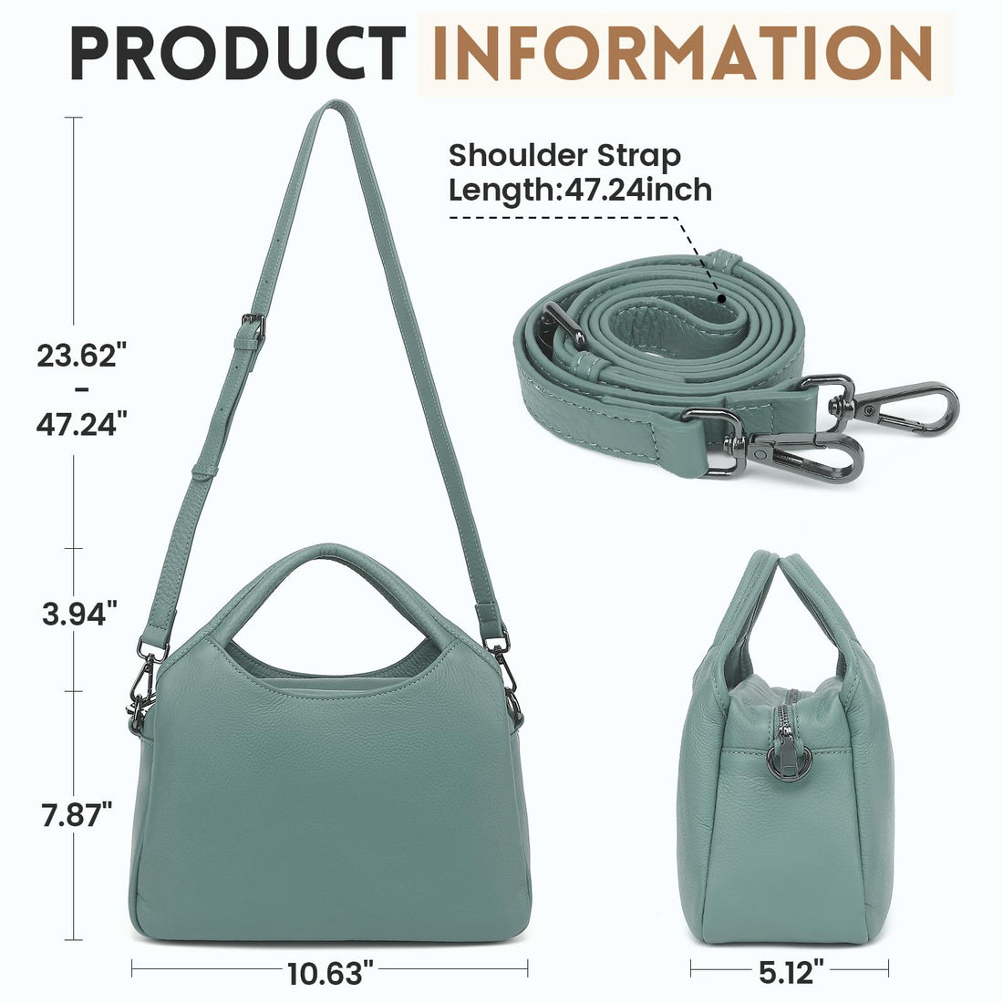 KOGTLA Women's Leather Handbag