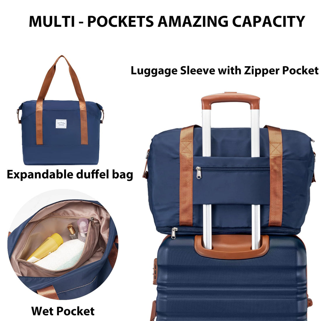 3-Piece Carry-On Luggage Set
