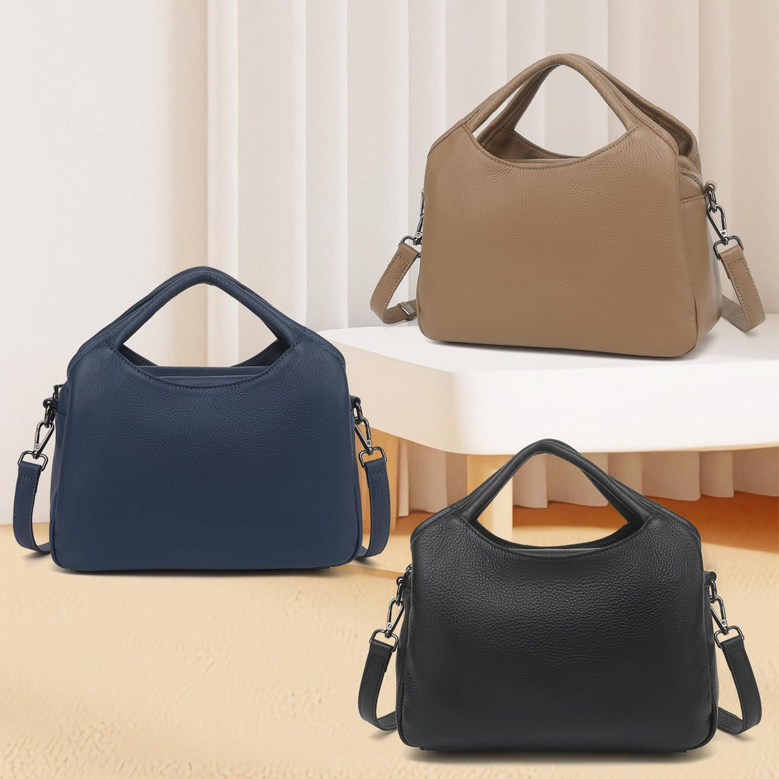 KOGTLA Women's Leather Handbag