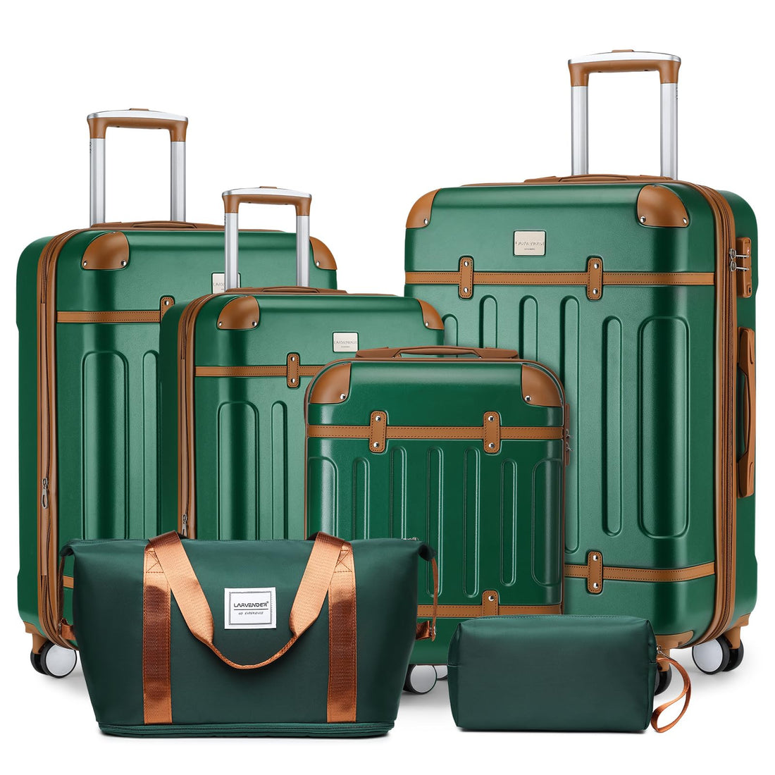 6-Piece Luggage Set – Sky Blue