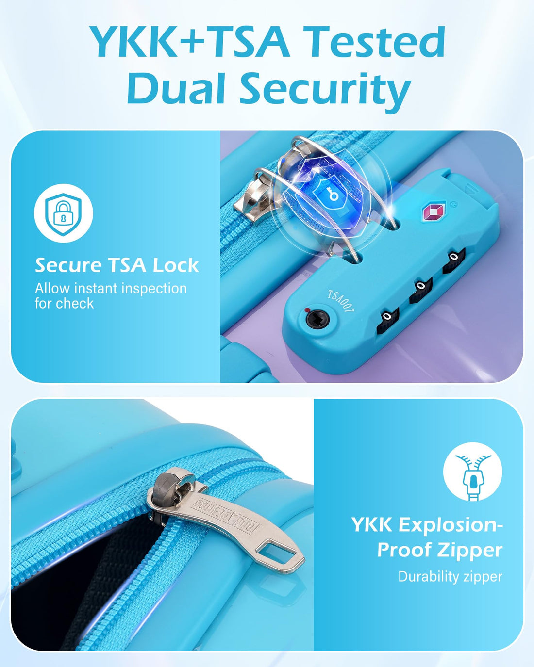 3-Piece Carry-On Luggage Set