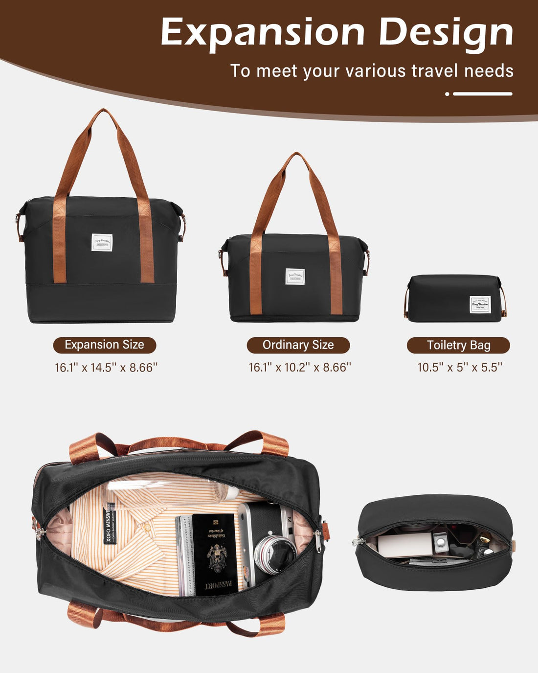 3-Piece Carry-On Luggage Set