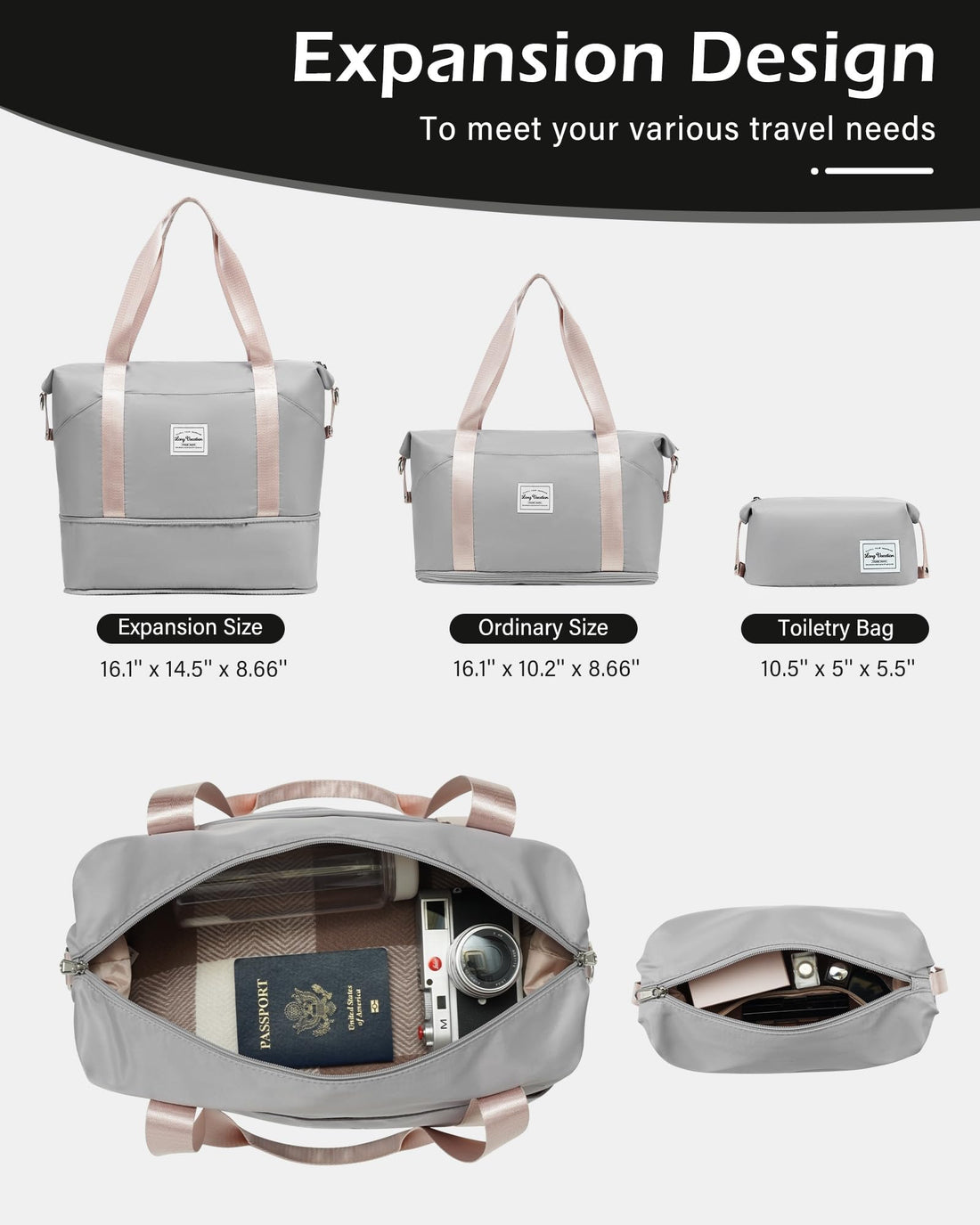 3-Piece Carry-On Luggage Set