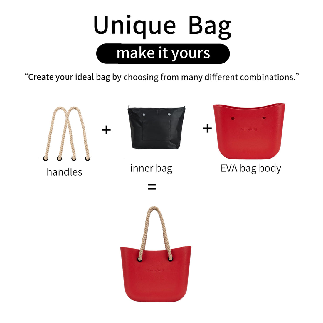 MRMIMI Waterproof Rubber Tote Bag