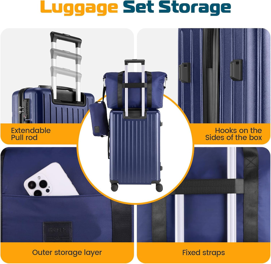 Hoteel 3-Piece Carry-On Luggage Set