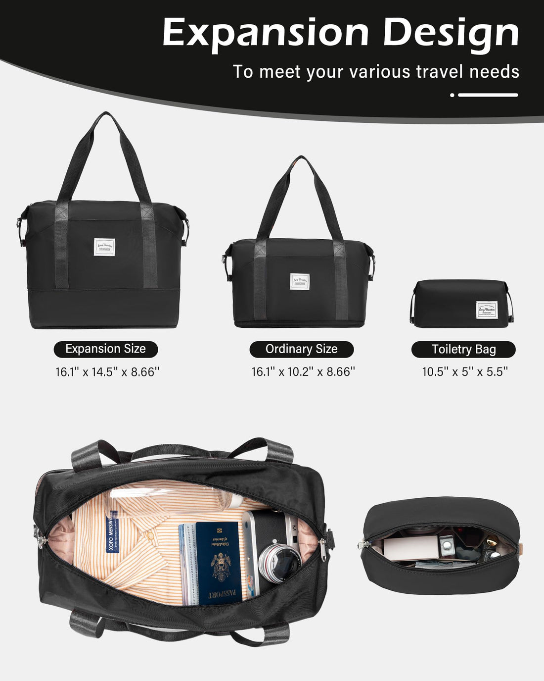 3-Piece Carry-On Luggage Set