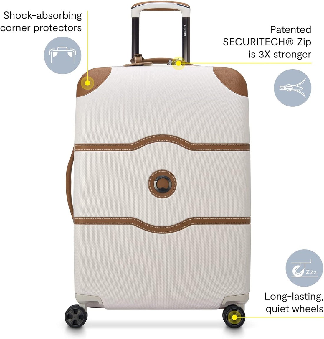 DELSEY 24" Chatelet Air Luggage – Brown