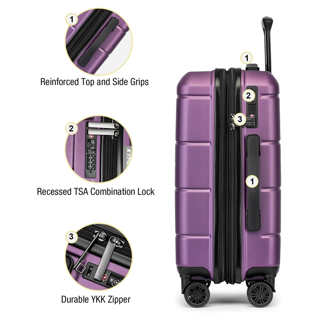 KYME 2-Piece Luggage Set