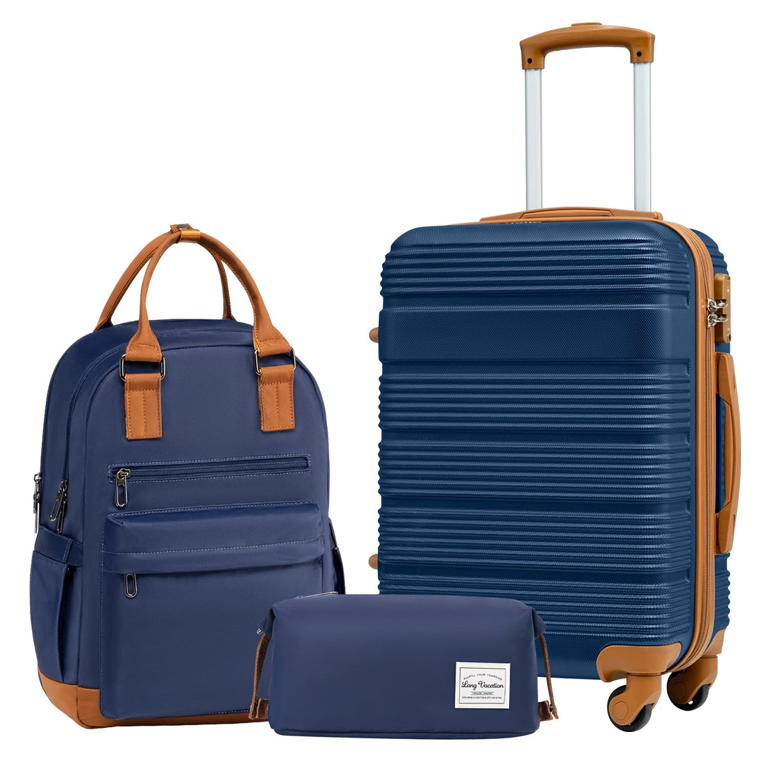 LONG VACATION 3-Piece Carry-On Set