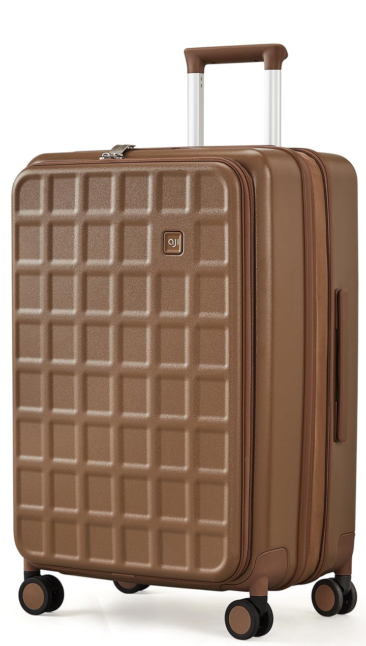 24" Hardshell Luggage – Brown