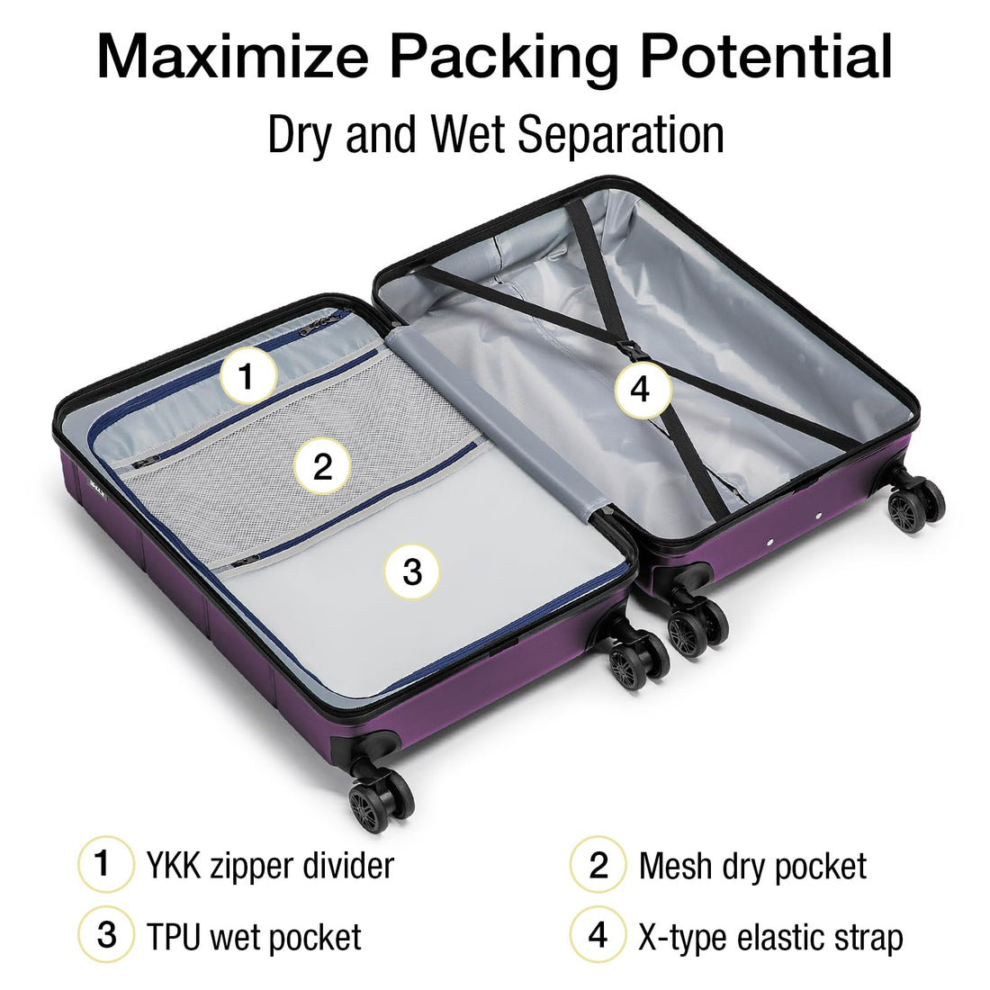 KYME 2-Piece Luggage Set