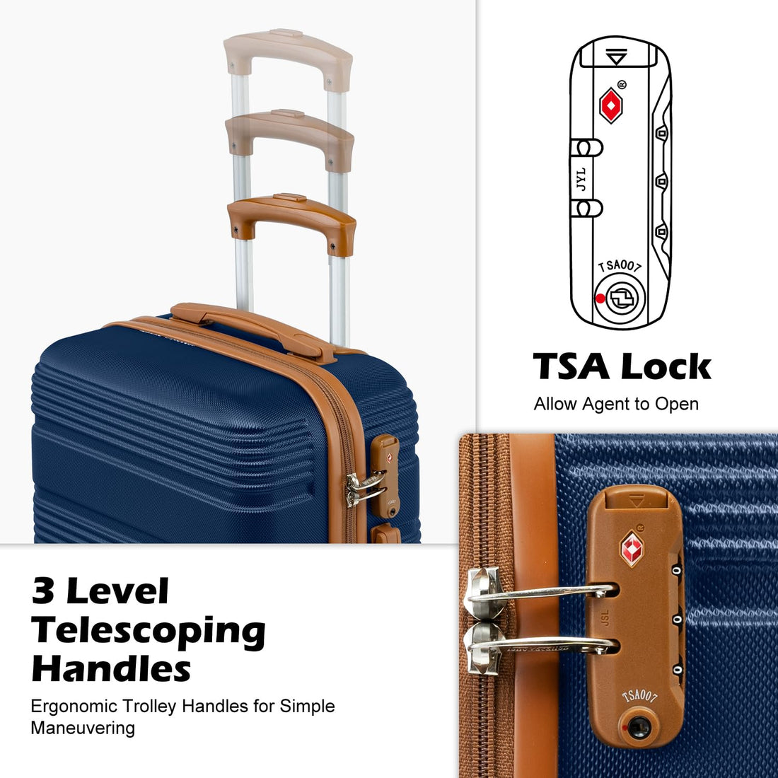 LONG VACATION 3-Piece Carry-On Set