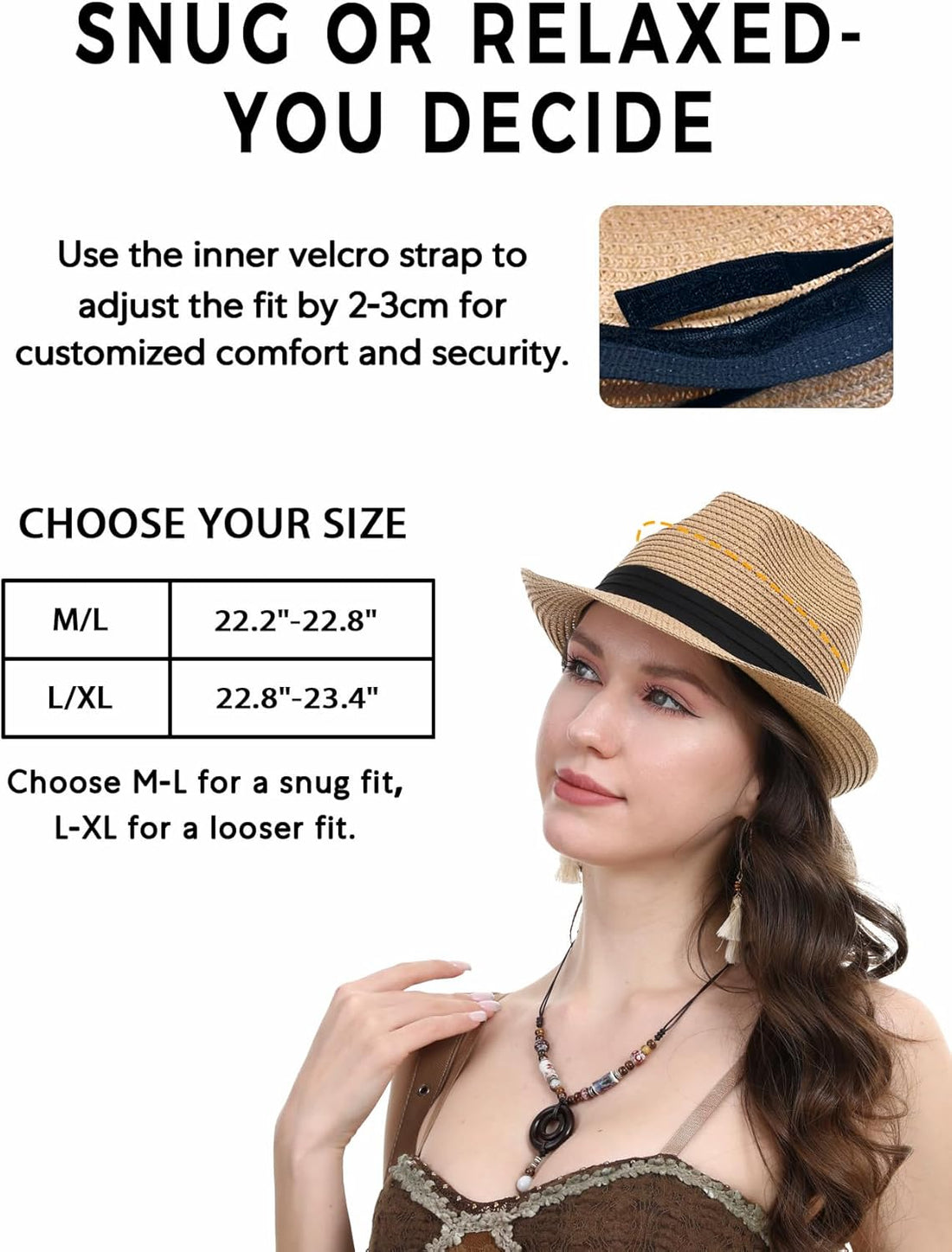 Foldable Women’s Sun Hat – Khaki