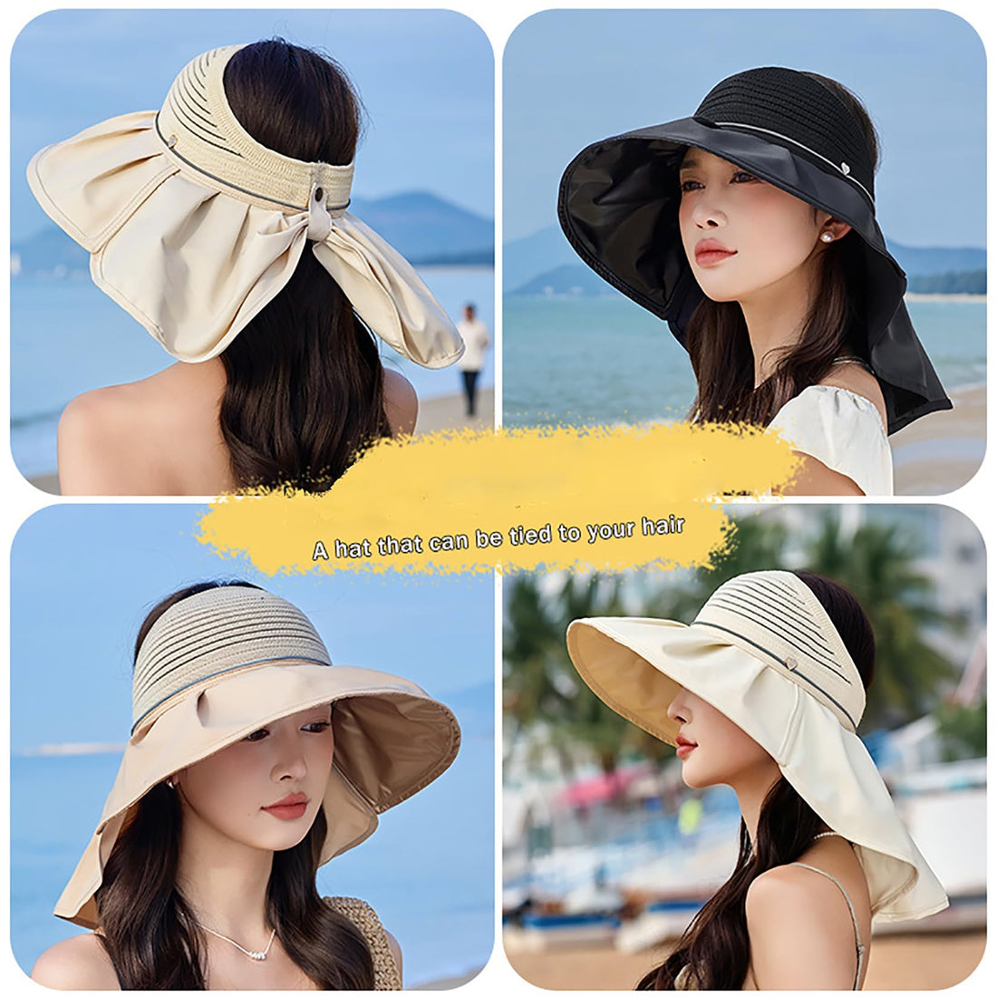 Women’s Sun Hat with Neck Flap