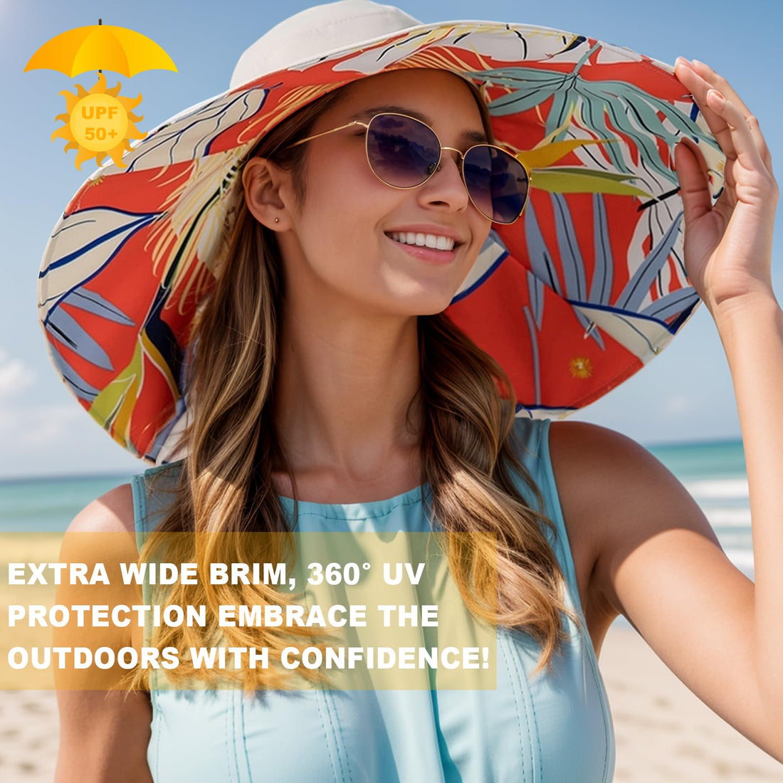 Women’s Wide Brim Sun Hat